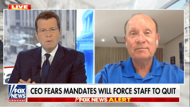 Dr. Randy Tobler tells Fox News and CNN there will be a mass exodus of healthcare workers over vaccine mandates
