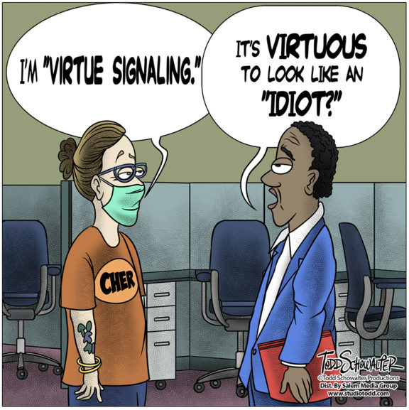 3-24-23-VIRTUE-SIGNALING_CARTOON©SCHOWALTER