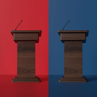 red-blue-gradient-background-wallpaper-podium-stage-lectern