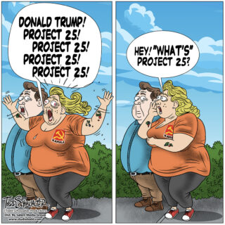 PROJECT 25 CARTOON_(©SCHOWALTER)