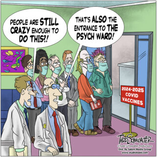 COVID PSYCH WARD CARTOON_(©SCHOWALTER)