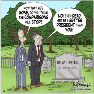 (01_13)_JIMMY CARTER GRAVE_CARTOON_(©SCHOWALTER)