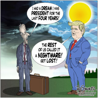 BIDEN GET LOST_CARTOON(©SCHOWALTER)