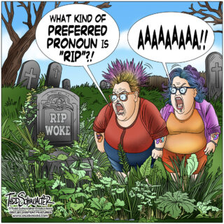 RIP WOKE_CARTOON(©SCHOWALTER)