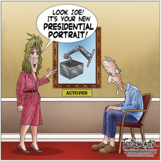 AUTO PEN PORTRAIT_CARTOON(©SCHOWALTER)