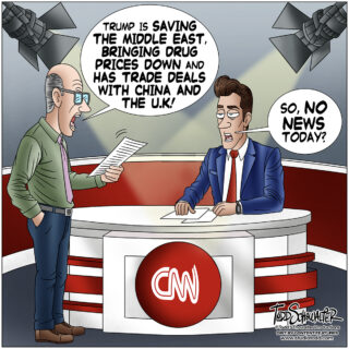 NO NEWS TODAY_CARTOON(©SCHOWALTER)