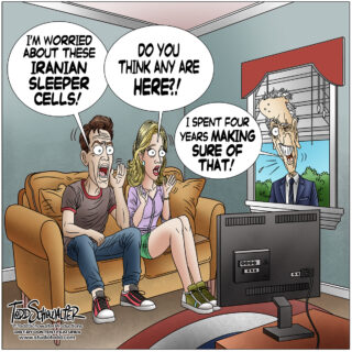 JOE MADE SURE_CARTOON(©SCHOWALTER)