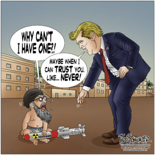 TRUST YOU_CARTOON(©SCHOWALTER)