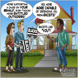 RACISTS LIKE YOU_CARTOON(©SCHOWALTER)