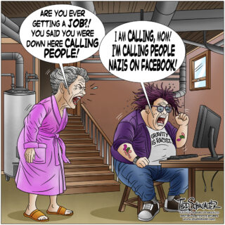 CALLING PEOPLE_CARTOON(©SCHOWALTER)