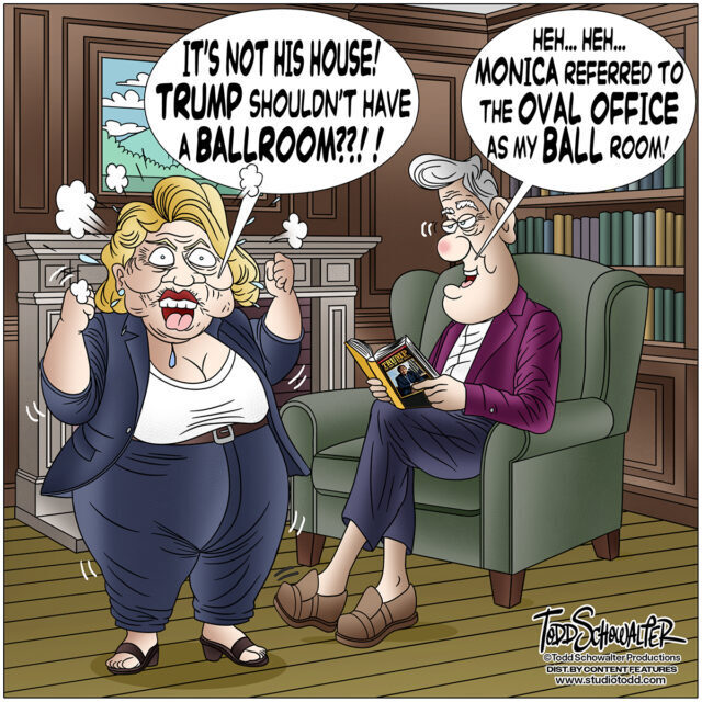CLINTON BALLROOM_CARTOON(©SCHOWALTER)
