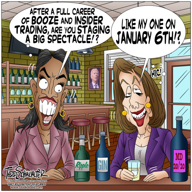 PELOSI BIG SPECTACLE_CARTOON(©SCHOWALTER)