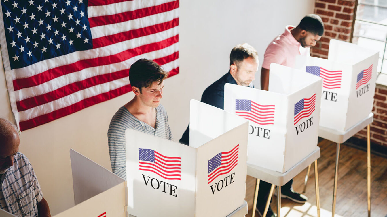 vote voting polling place election day