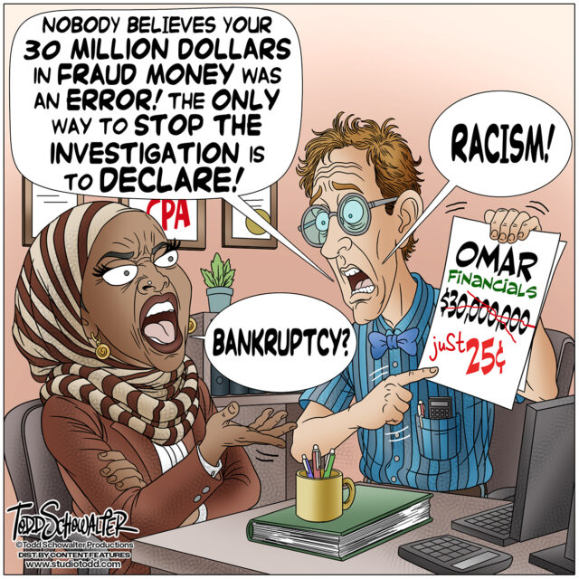 OMAR FRAUD DECLARE_CARTOON(©SCHOWALTER)