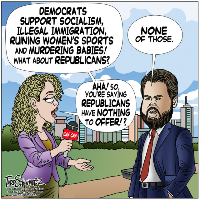 NOTHING TO OFFER_CARTOON(©SCHOWALTER)
